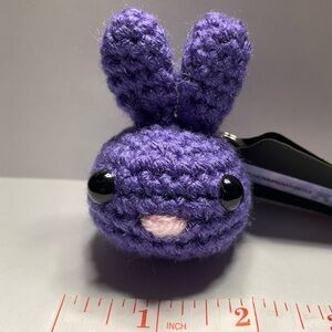 CROCHET MINI MOCHIBUN KEYCHAIN- LAVENDER
